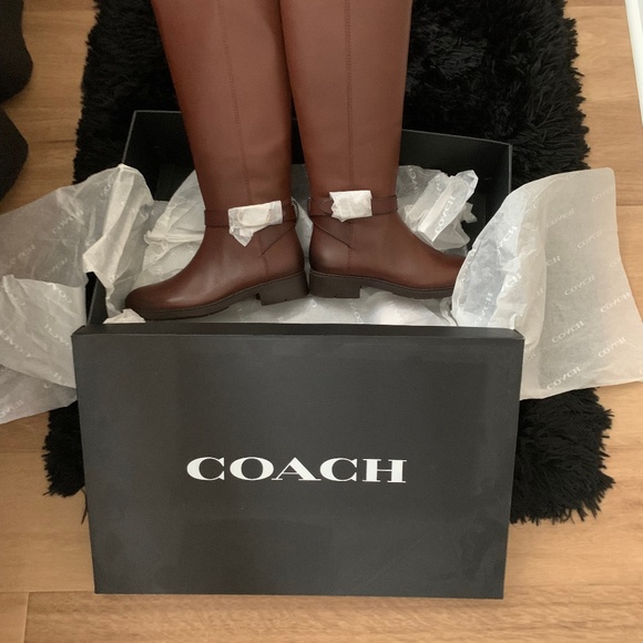 Coach Brown Boots (size 6) - Picture 1 of 3